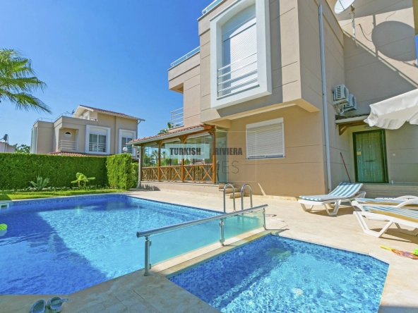 Elegant Garden Villa with Pool Near Belek Golf Resorts