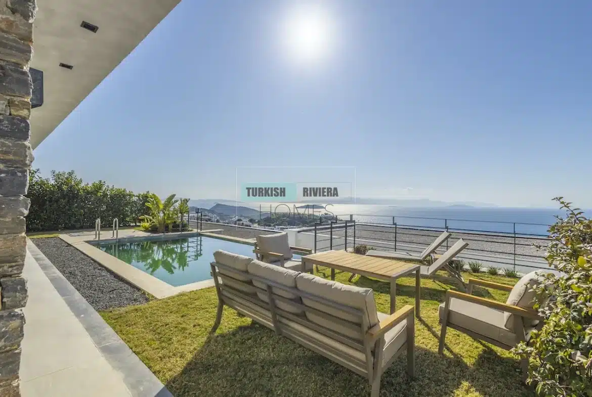 Private Villas with Panoramic Sea Views in Gümüşlük, Bodrum