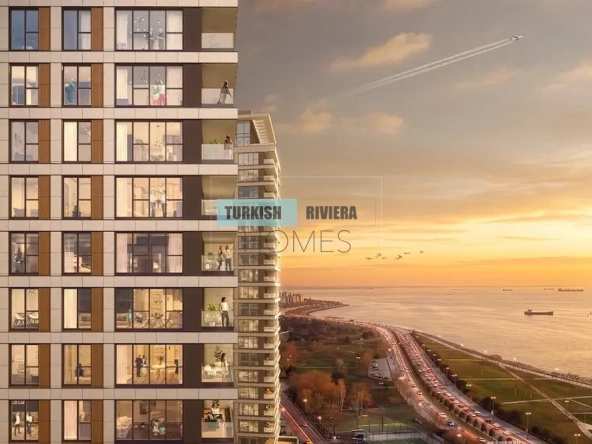 Sea View Apartments with Title Deed Ready in Kartal, Istanbul