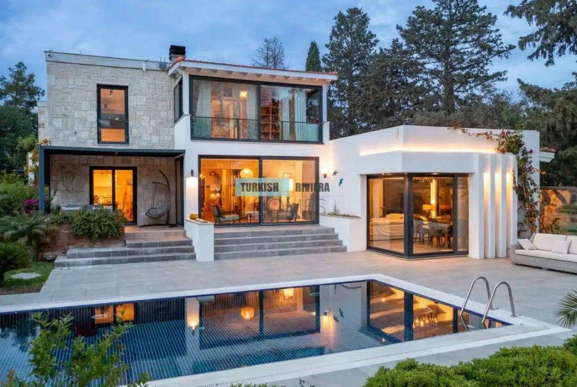 Ultra-Luxury Private Villa in Bitez with Serene Natural Views