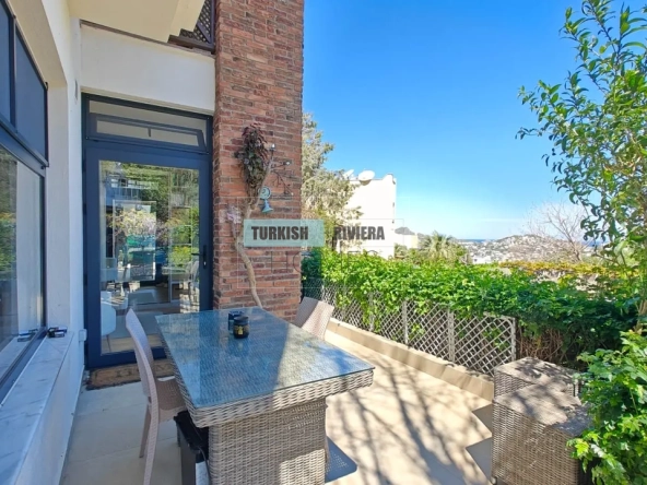 Unique Garden Floor Apartment for Sale in Yalıkavak, Bodrum