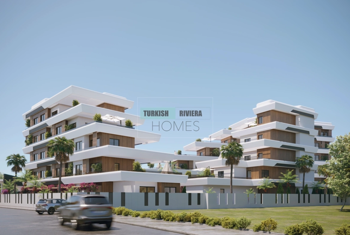 Modern 1 Bedroom Apartments with Hotel Facilities in Altıntaş, Antalya