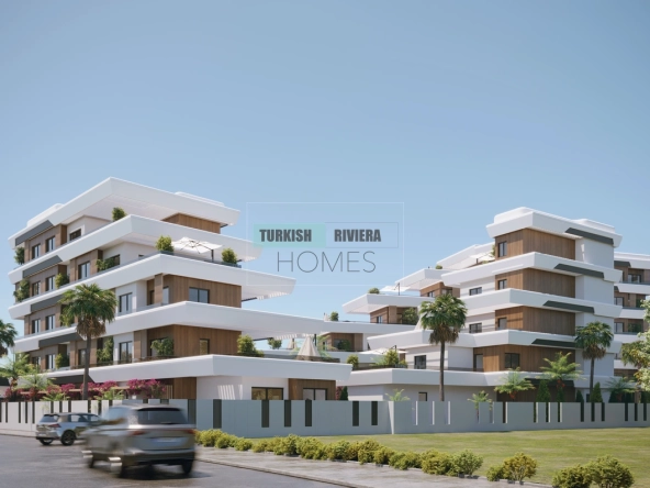 Modern 1 Bedroom Apartments with Hotel Facilities in Altıntaş, Antalya
