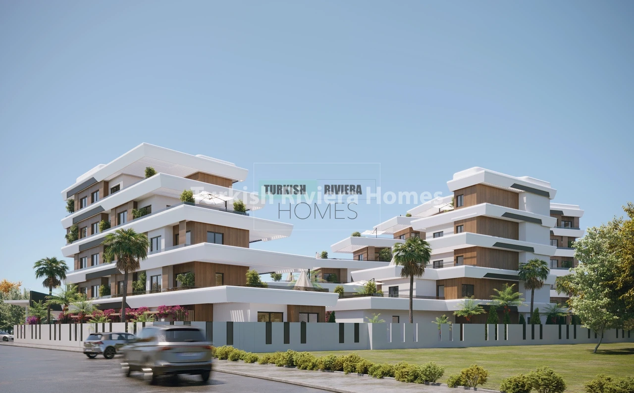 Modern 1 Bedroom Apartments with Hotel Facilities in Altıntaş, Antalya