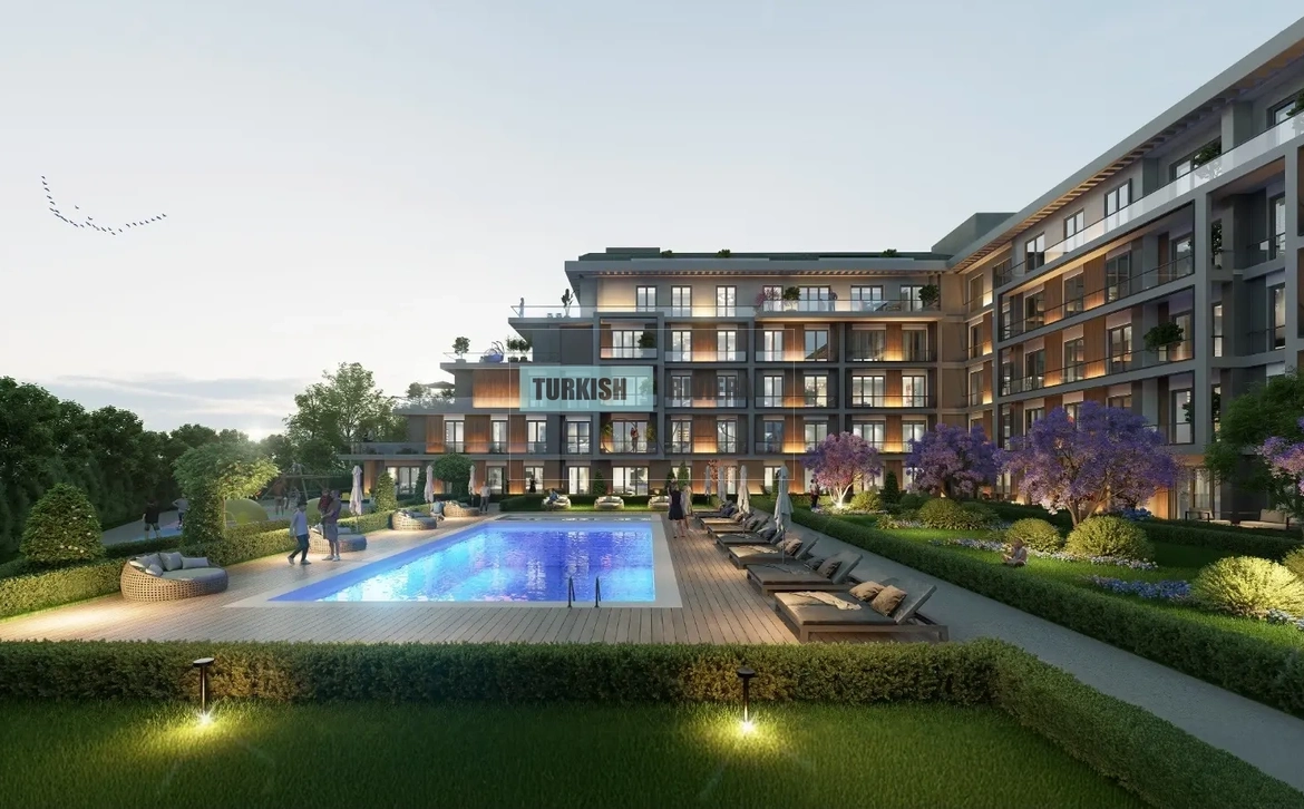 Low-Rise Family Apartments for Sale in Göktürk, Istanbul