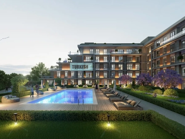 Low-Rise Family Apartments for Sale in Göktürk, Istanbul