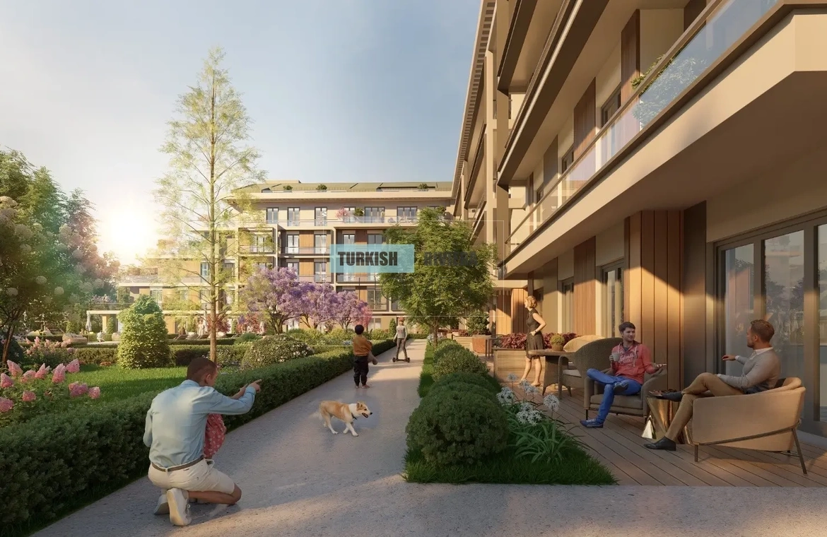 Low-Rise Family Apartments for Sale in Göktürk, Istanbul