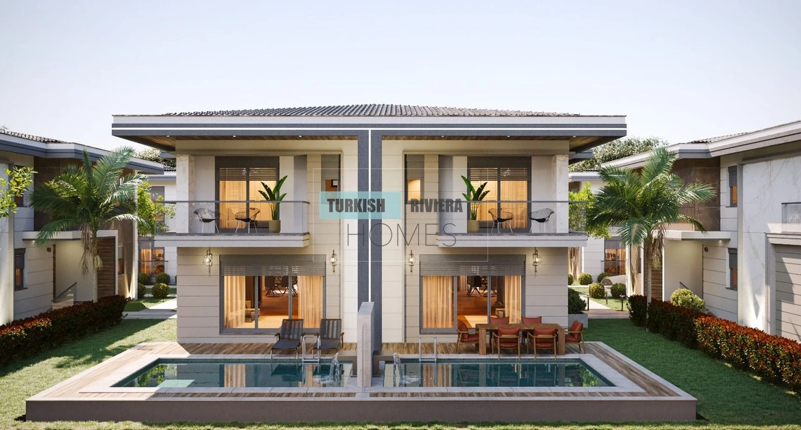 Luxury Duplex Semi-Detached Villa for Sale in Döşemealtı, Antalya