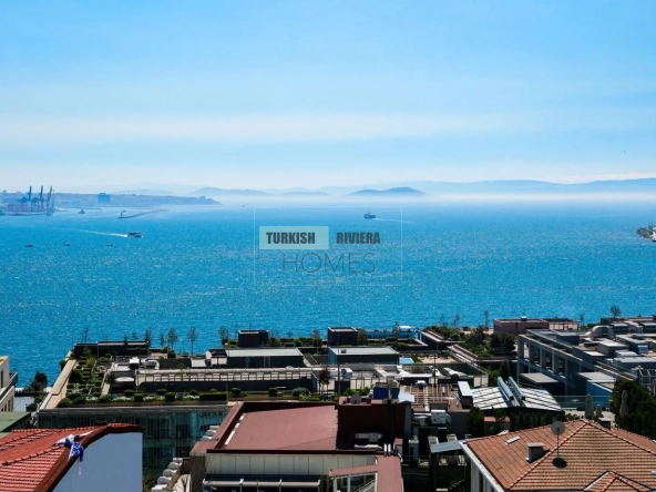 Panoramic Sea View Luxury Apartment for Sale in Cihangir, Istanbul