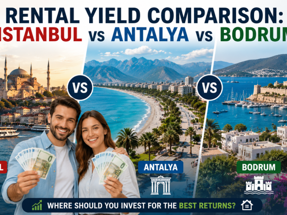 Rental Yield Comparison: Istanbul vs Antalya vs Bodrum