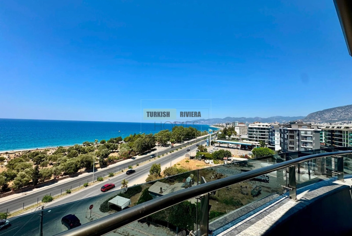 Full Sea & Castle View Apartment for Sale in Alanya