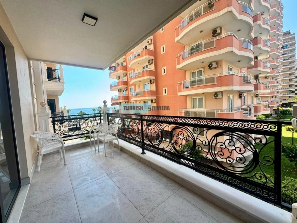 Fully Furnished Beachfront Apartment for Sale in Mahmutlar, Alanya