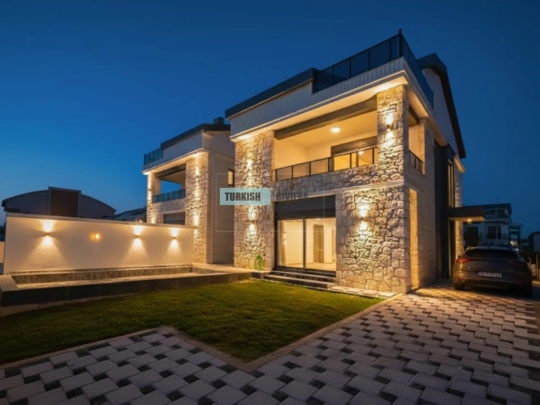 Luxury 5 Bedroom Detached Villa with Private Pool for Sale in Belek, Antalya