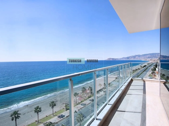 Luxury Seafront Fully Furnished 3 Bedroom Apartment in Mahmutlar, Alanya