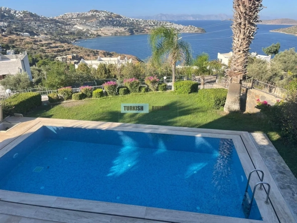 Panoramic Sea View Villa for Sale Near Yalıkavak Marina