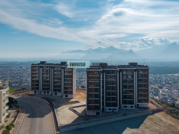 Sea, Mountain & City View Apartments for Sale in Kepez, Antalya