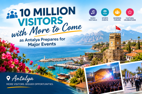 10 Million Visitors with More to Come as Antalya Prepares for Major Events