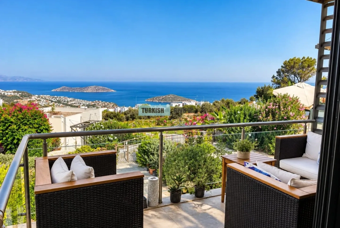 Luxury Sea View Villa for Sale in Aegean Hills, Yalıkavak
