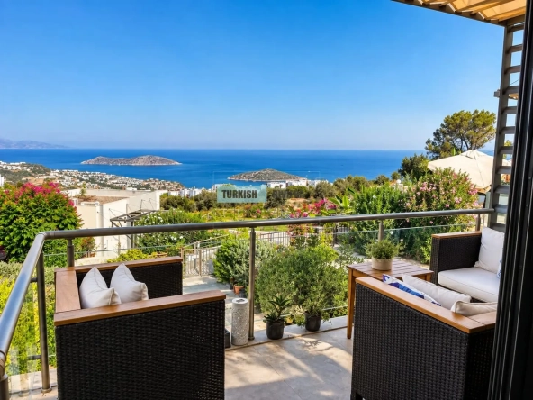 Luxury Sea View Villa for Sale in Aegean Hills, Yalıkavak