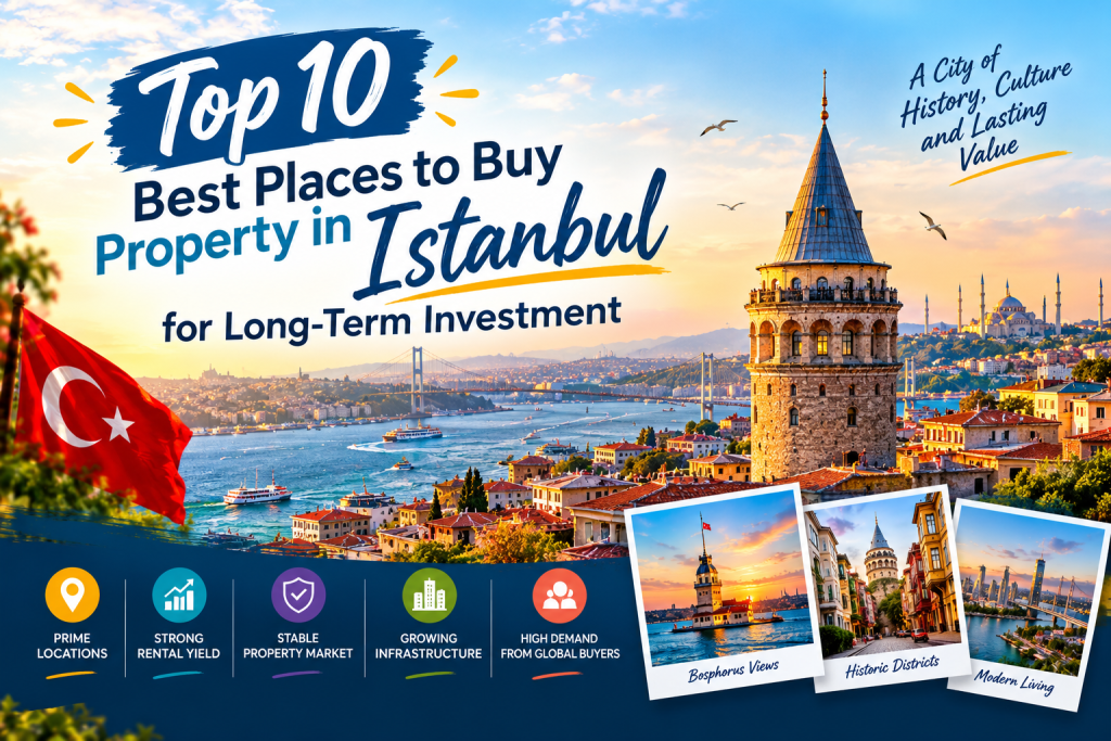 Top 10 Best Places to Buy Property in Istanbul for Long-Term Investment